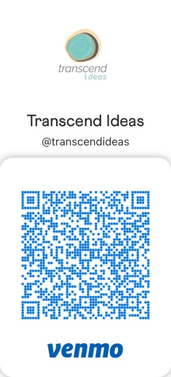Transcend Ideas Venmo QR Code image to pay bill