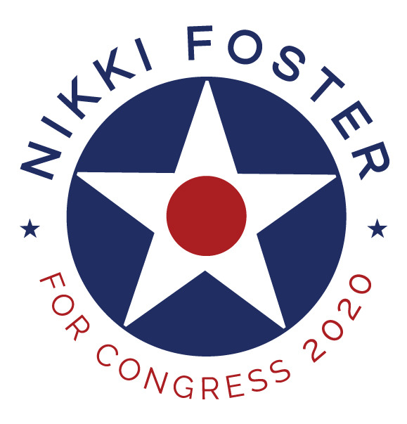 Nikki Foster for Congress 2020 campaign logo design