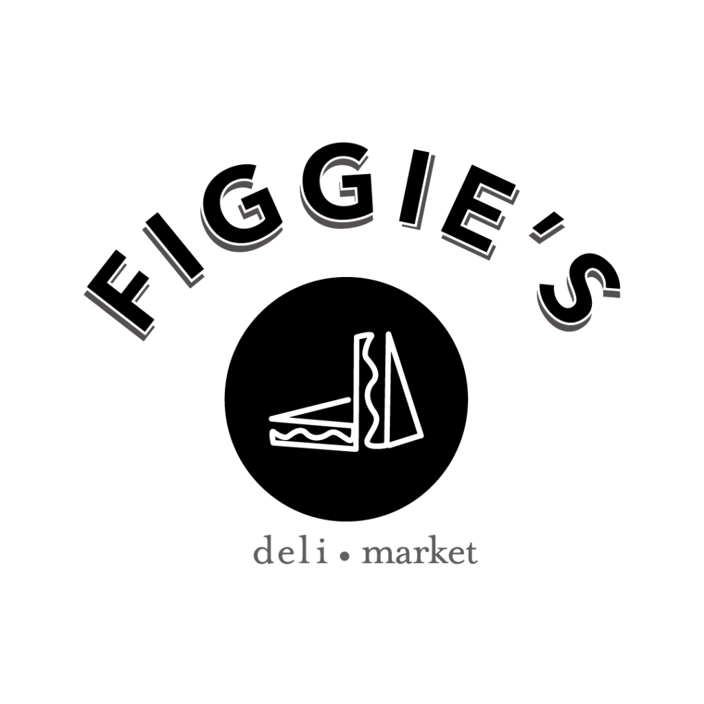 Figgie's Black on White logo variation image