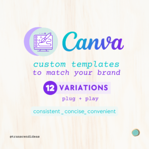 Custom Canva Templates to Match Your Brand