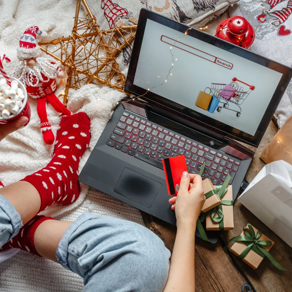 Holiday Marketing Plan with holiday decor