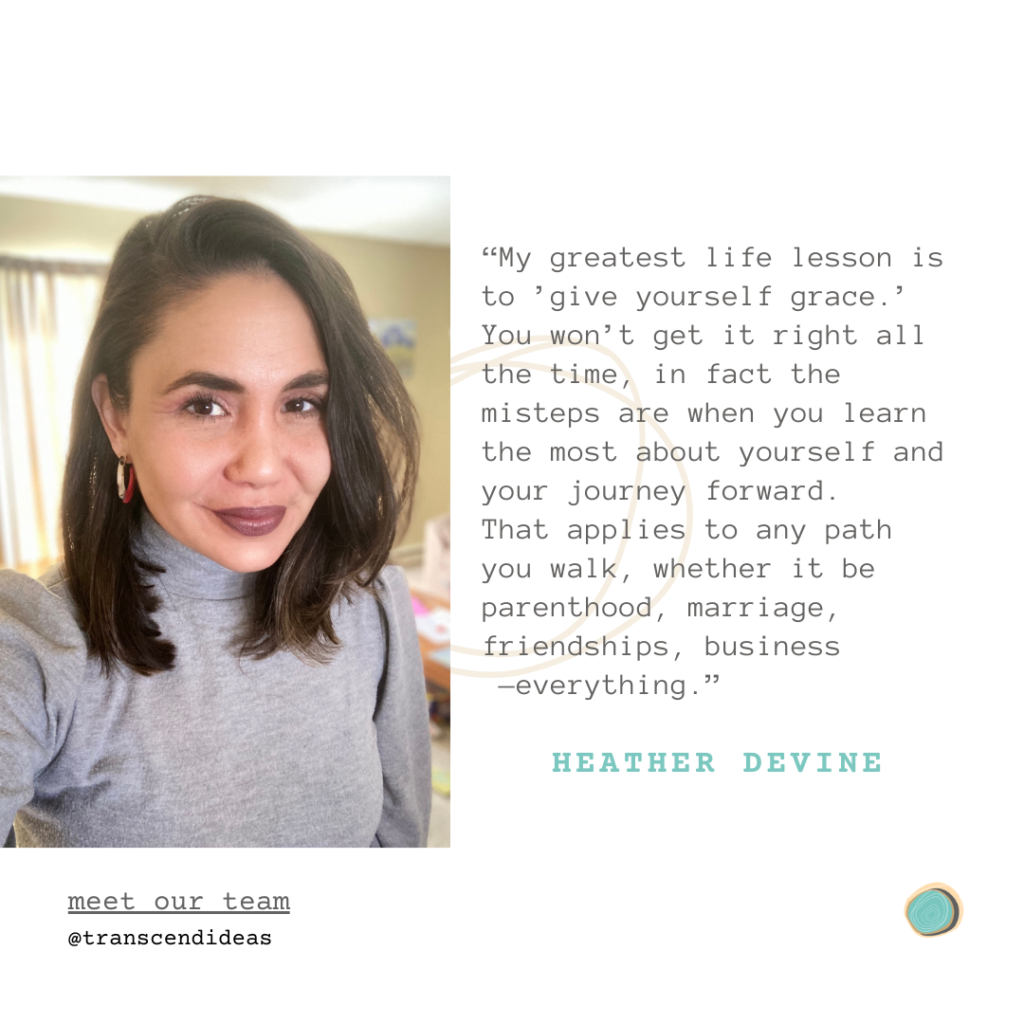 Heather Devine - Meet the Team Quote